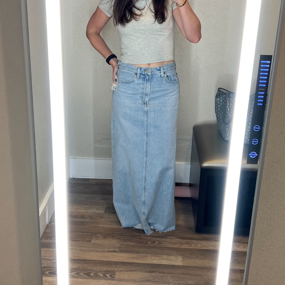 NWT Agolde Hilla Maxi Skirt - Size 26